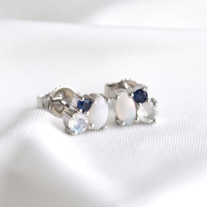 Elegante Cluster-Ohrringe Angelika