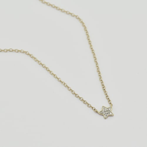 Kette mit einem Stern aus Diamanten Ceara