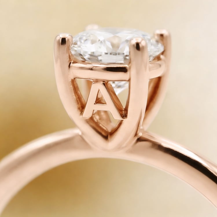 Verlobungsring mit Buchstabenund Lab Grown Diamanten Frost 167681