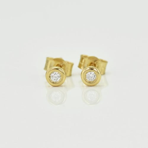 Ohrstecker mit 0.06ct Diamanten Gelsey
