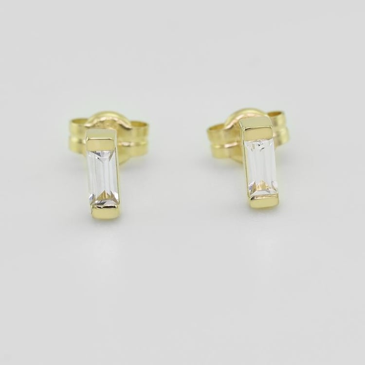 Goldene Saphir Ohrringe 20717