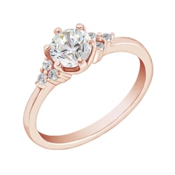 Verlobungsring mit Diamanten Tanjel