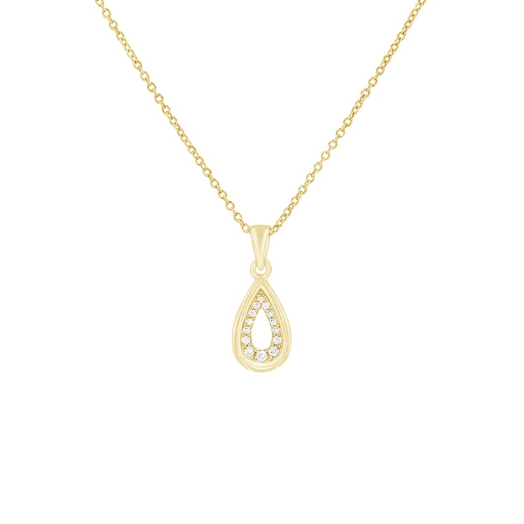 Anhänger in Tropfenform aus Diamanten Hirsh 83082