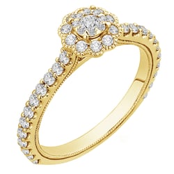 Halo-Verlobungsring mit Lab Grown Diamanten Alaina