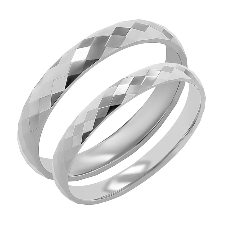 Goldene Eheringe mit Muster Julito 117379