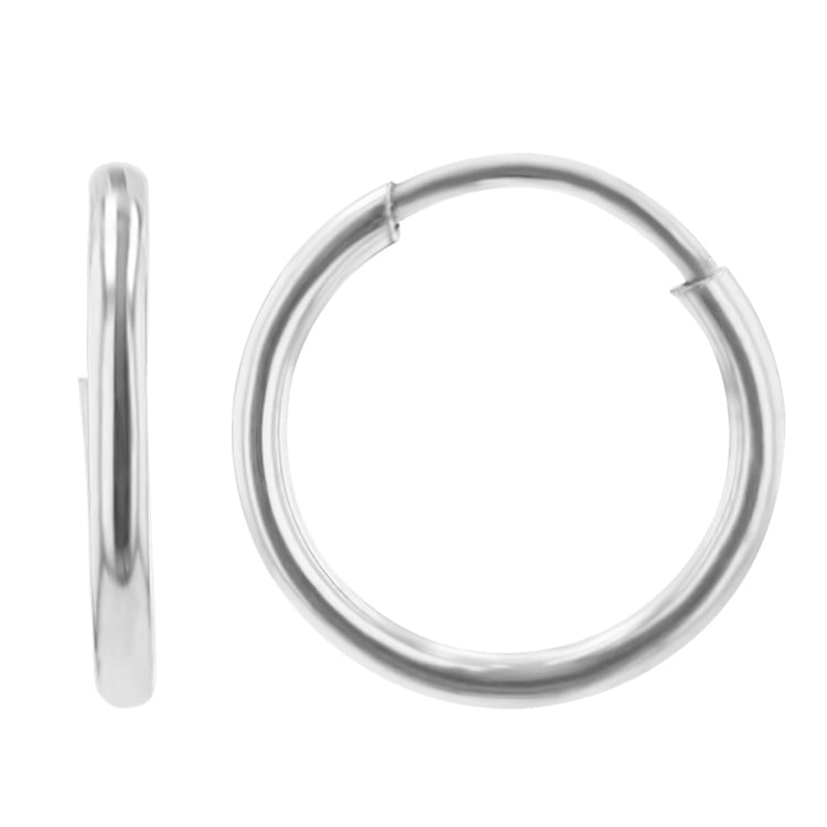 Silberne Creolen Seffora