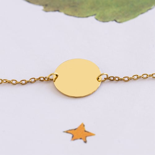 Silbernes Armband mit der Gravur eines Lamms Der Kleine Prinz
