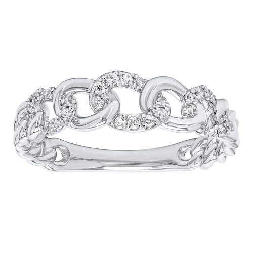 Geflochtener Goldring mit natürlichen Diamanten Rakhi
