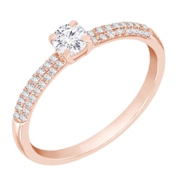 Verlobungsring mit Lab Grown Diamanten Kristen