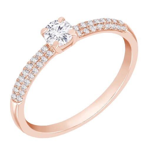 Verlobungsring mit Lab Grown Diamanten Kristen