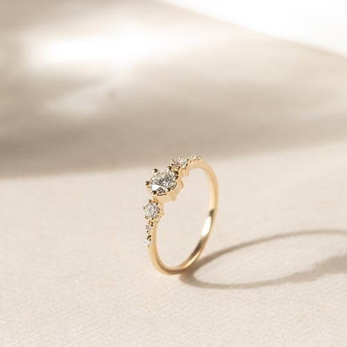 Verlobungsring mit Lab Grown Diamanten Willa