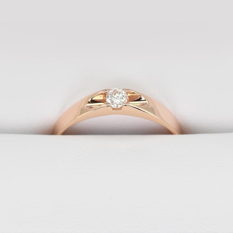 Goldener Diamantring 13378