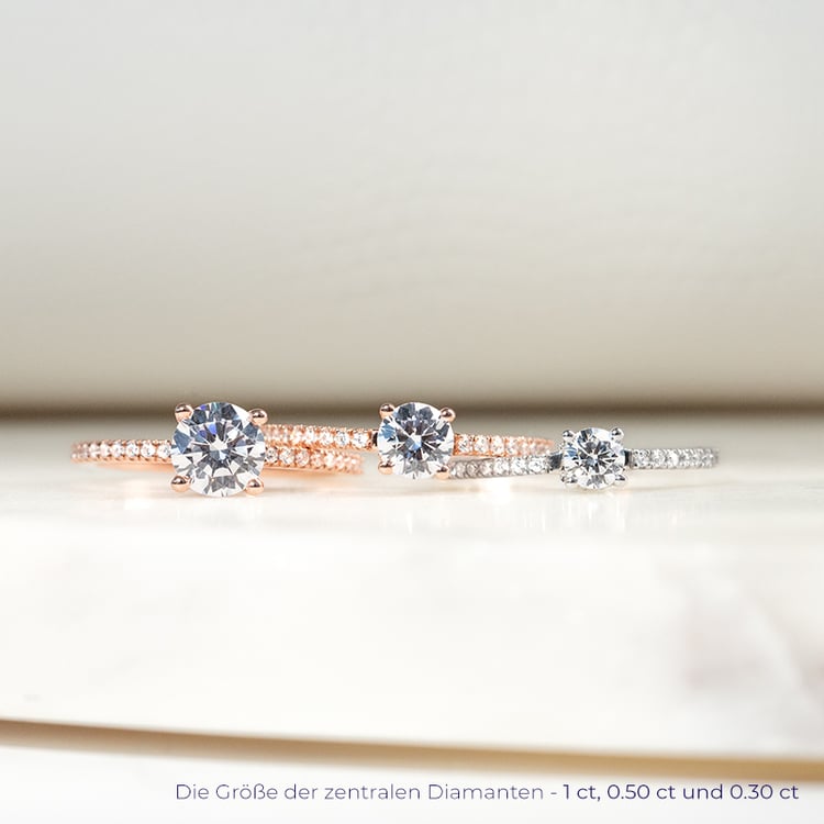 Verlobungsring mit Diamanten Prisha 133984