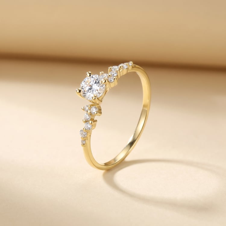 Verlobungsring mit Buchstabenund Lab Grown Diamanten Carina 166798