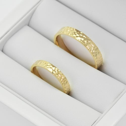 Mehrfarbige Eheringe aus Gold Pate