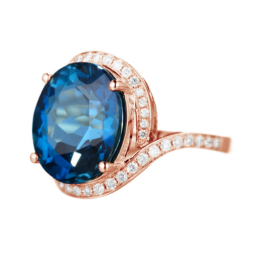 Ring mit blauem Topas 88812