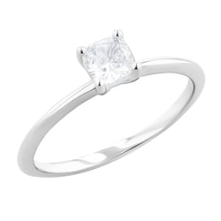 Verlobungsring mit einem Diamanten in Kissenform Macey