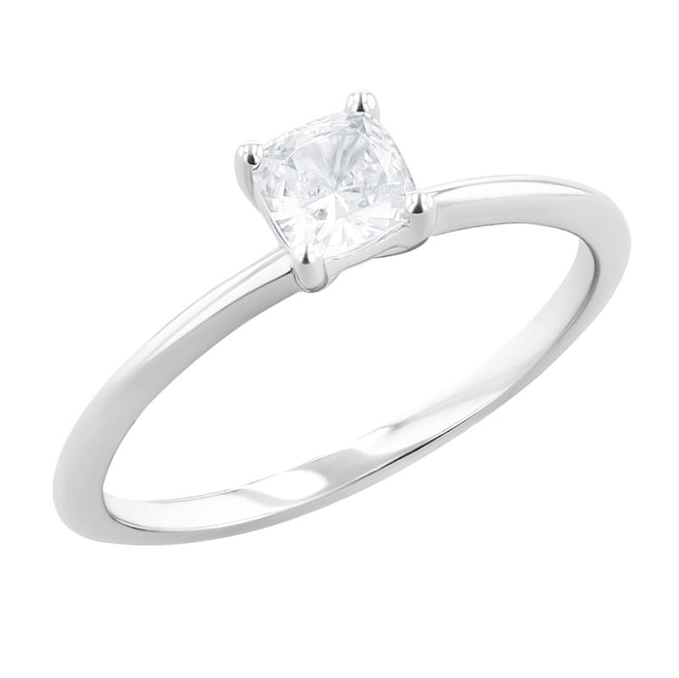 Verlobungsring mit einem Diamanten in Kissenform Macey