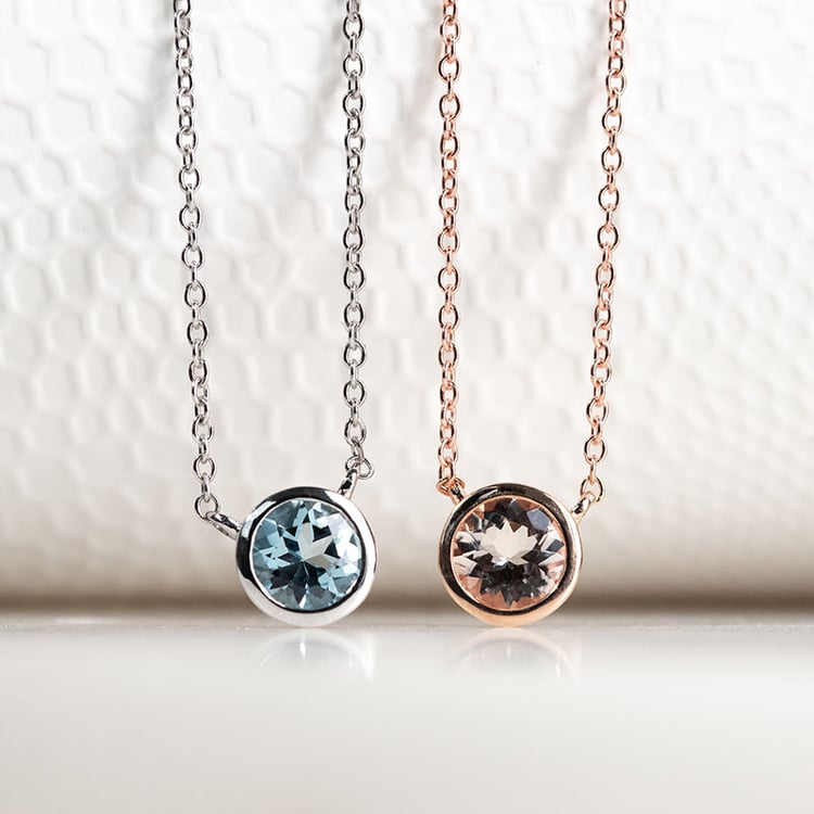 Halskette mit Morganit Jonie 132052