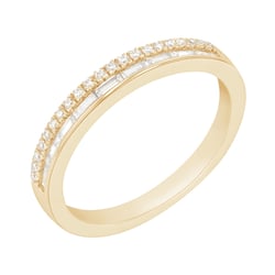Eternity-Ring mit Round- und Baguette-Diamanten Luisa