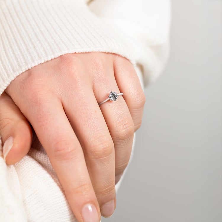 Verlobungsring mit einem Lab Grown Diamanten Rabby 151617