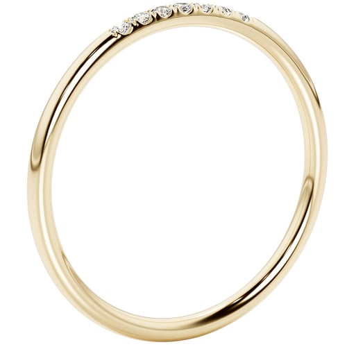 Ring mit einer Reihe Lab Grown Diamanten Persis