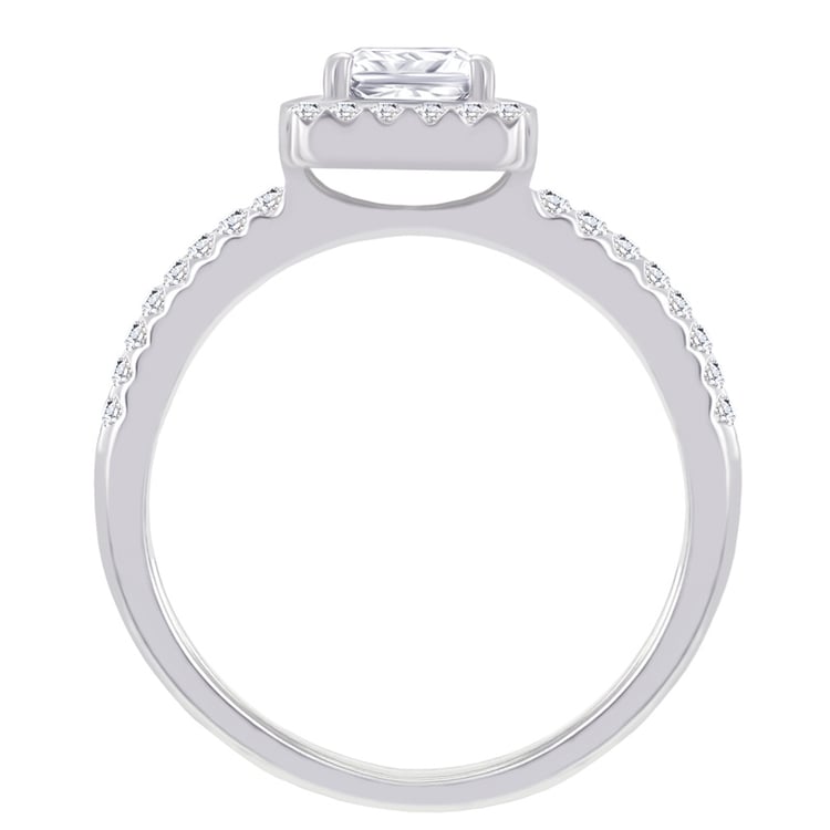 Ring Halo und Diamanten 36991