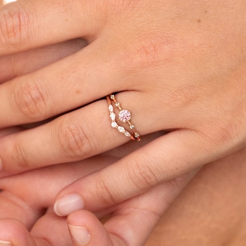Ring in V-Form mit Lab Grown Diamanten Craig