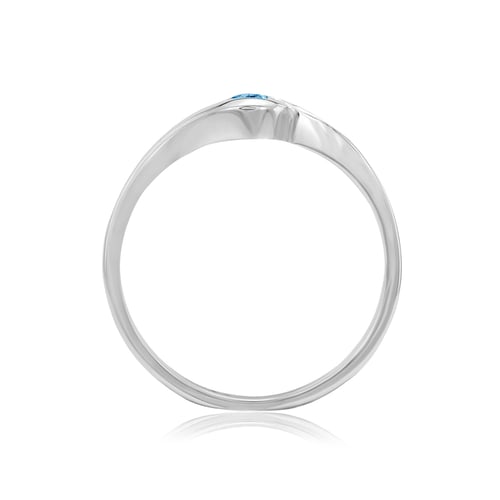 Verlobungsring mit blauem Diamant Zanzo