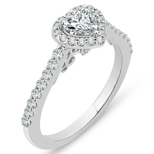 Verlobungsring mit Diamantherz Yazmin