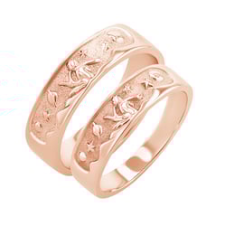 Von Hand gravierte Eheringe Der Kleine Prinz