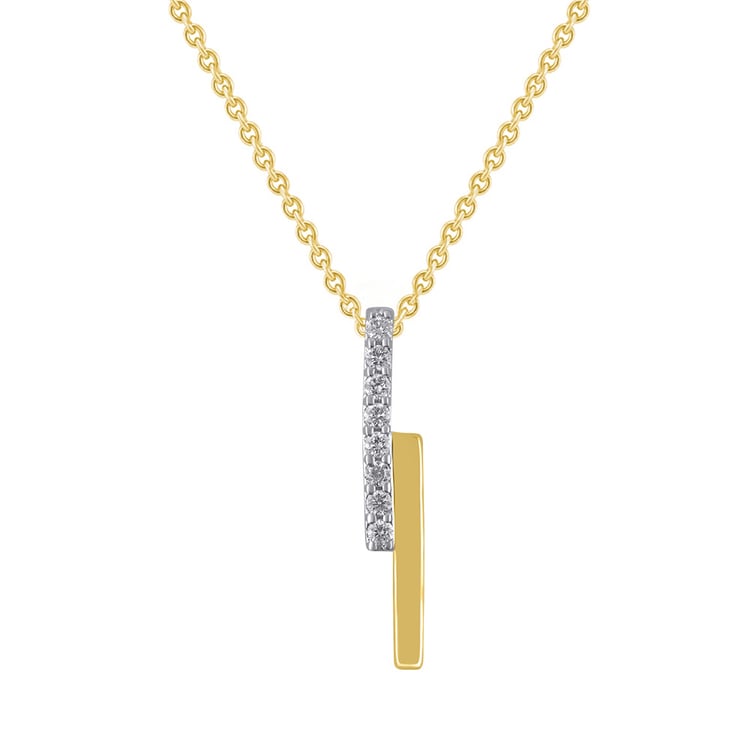 Anhänger aus Gold mit Lab Grown Diamanten Katie