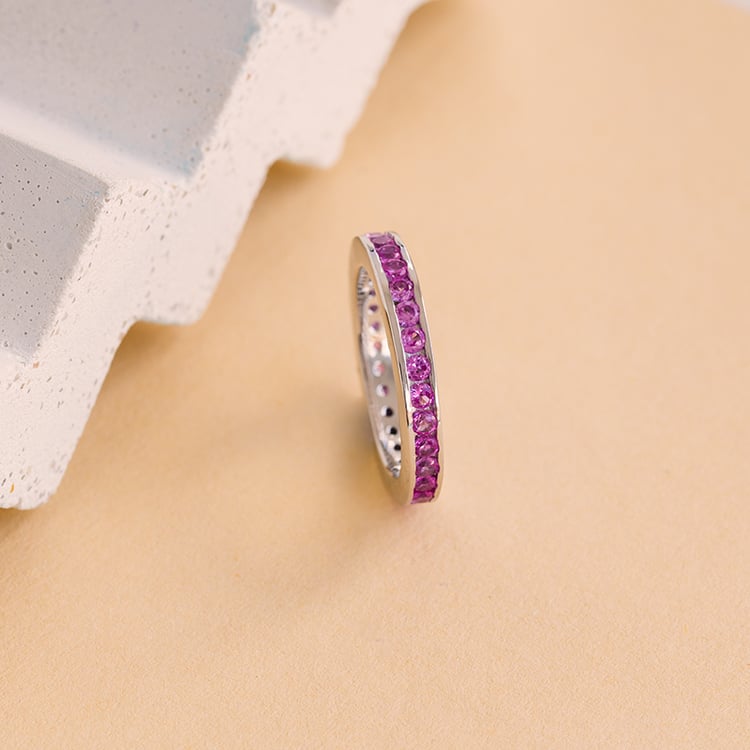 Saphir Memoire-Ring aus Silber Urian 120717