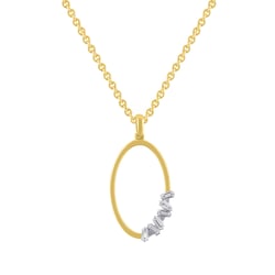 Anhänger aus Gold mit Diamanten Rosie