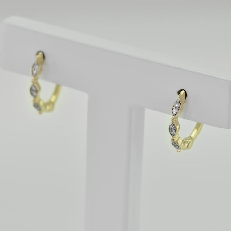 Creolen mit Lab Grown Diamanten Wontisa 112823