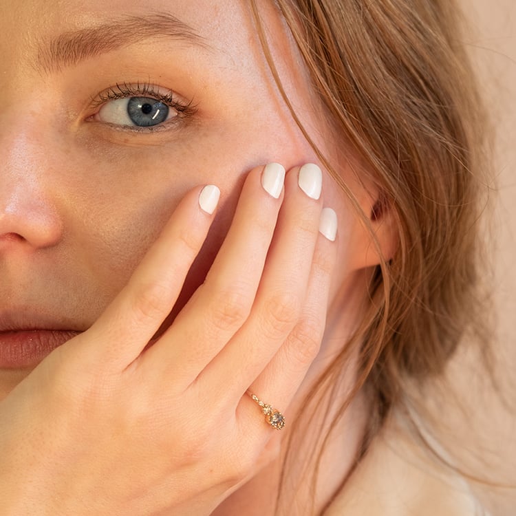 Verlobungsring mit Salt and Pepper Diamanten Willa 99157