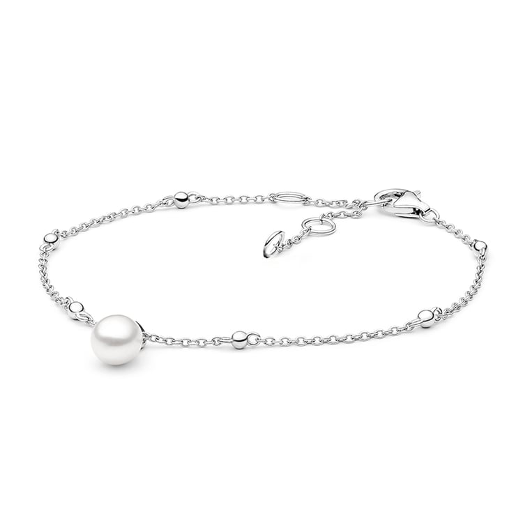 Silbernes Armband mit Perle Jerrik