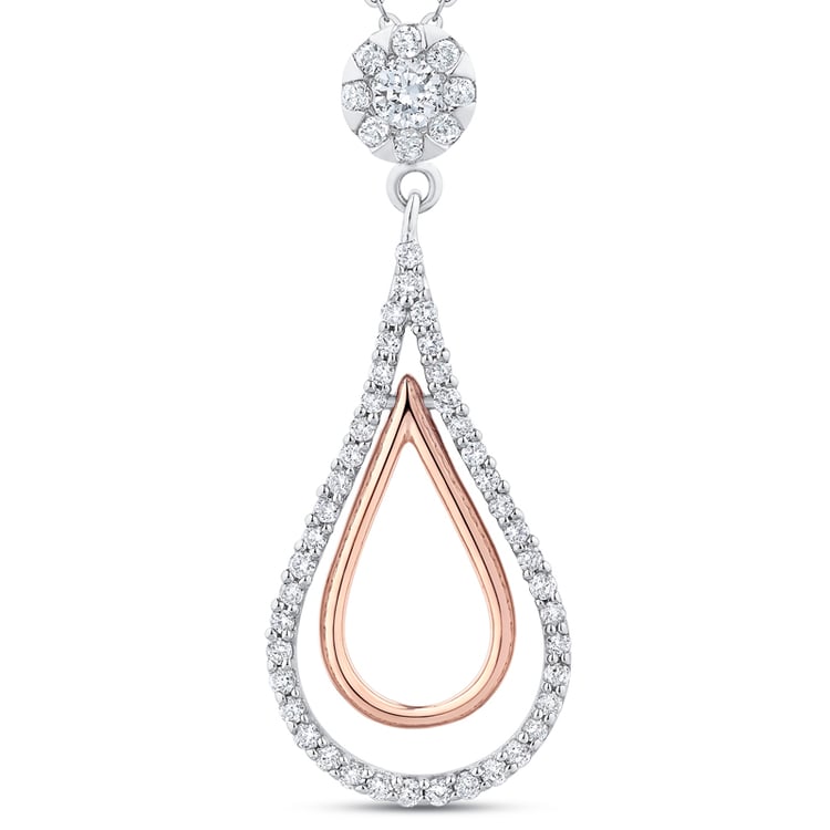 Romanstischer Anhänger mit Diamanten