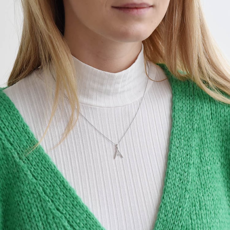 Anhänger mit synthetischen Diamanten 90485