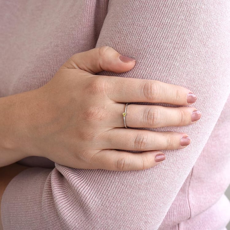 Ring mit gelben Diamanten Milan 86096