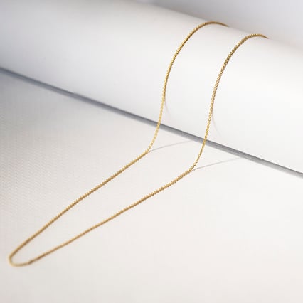 Ankerkette 40/45 cm aus 14k Gold