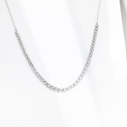 Luxuriöse Goldkette mit Lab Grown Diamanten Sofi