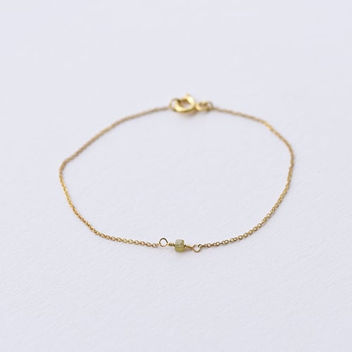 Goldenes Armband mit gelbem Diamanten Keegan