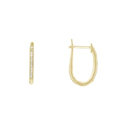Elegante Ohrringe mit Diamanten Ayaz