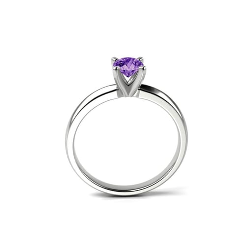 Verlobungsring mit violetten Amethyst Lopa