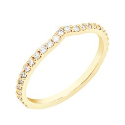 Eternity-Ring in V-Form mit funkelnden Diamanten Venturelli 98688