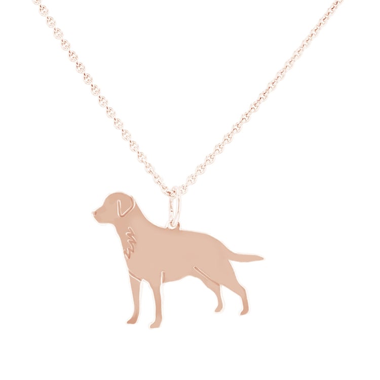 Anhänger in Form eines Hundes mit Gravur Labrador Retriever 98164