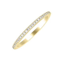 Halbeternity-Ring aus Gold mit Diamanten Oana