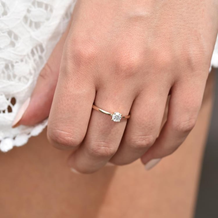 Verlobungsring mit Herz und Diamant Lenal 13342