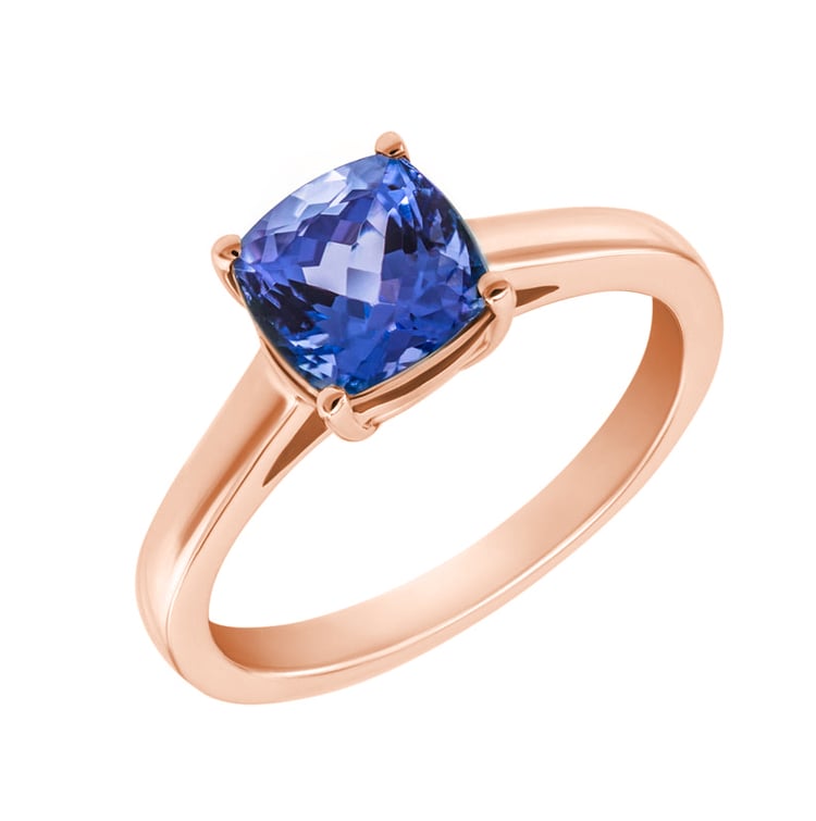 Goldring mit Cushion Tansanit Darion 29807